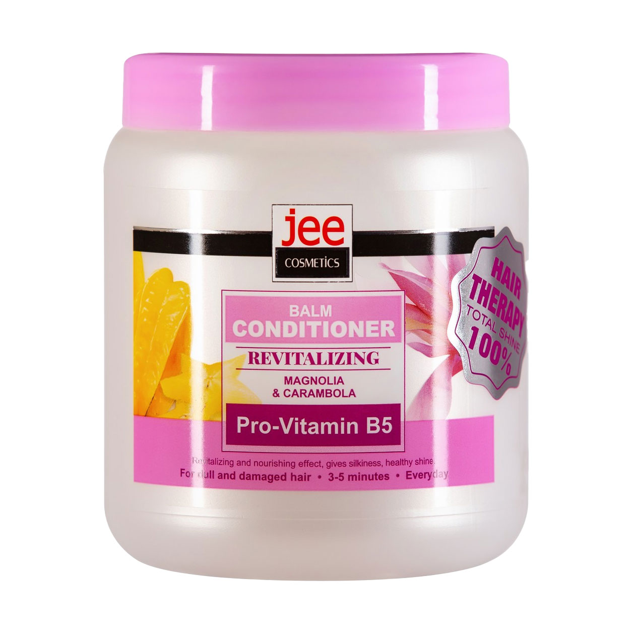 

Відновлювальний бальзам-кондиціонер для волосся Jee Cosmetics Balm Conditioner Revitalizing Магнолія та карамболь, 1 л