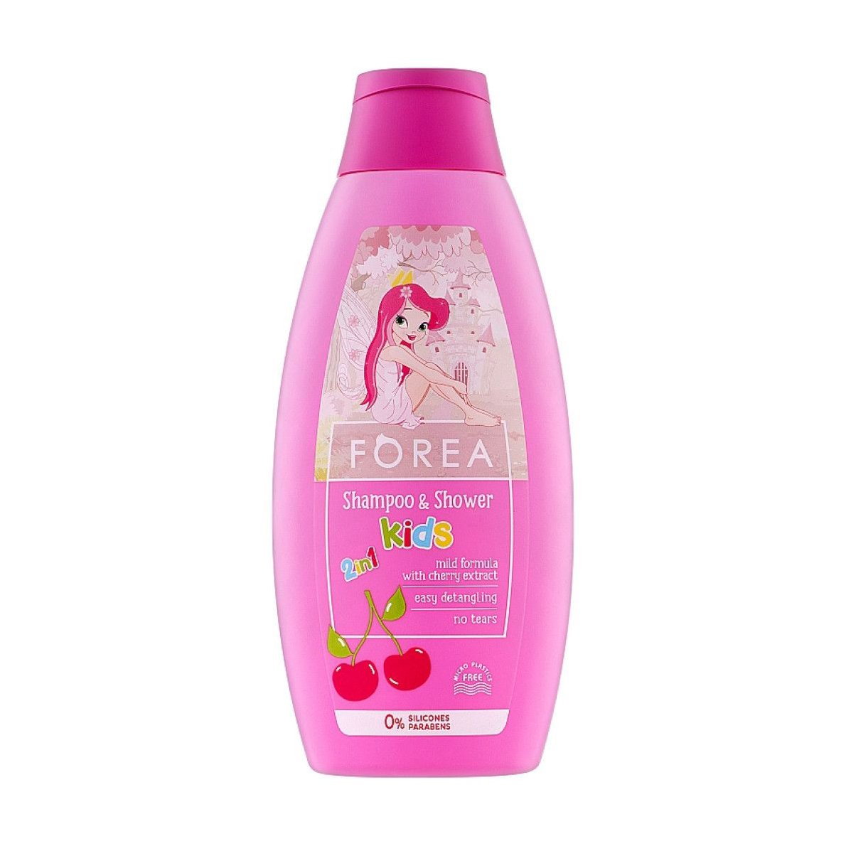 

Дитячий шампунь для волосся та гель для душу Forea for Kids Shower & Shampoo з вишнею, 500 мл
