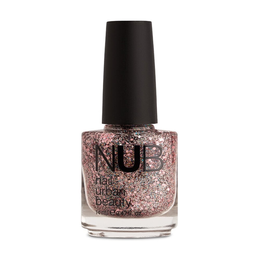 

Лак для нігтів NUB Nail Polish 102 Holographic Pink Glitter, 14 мл