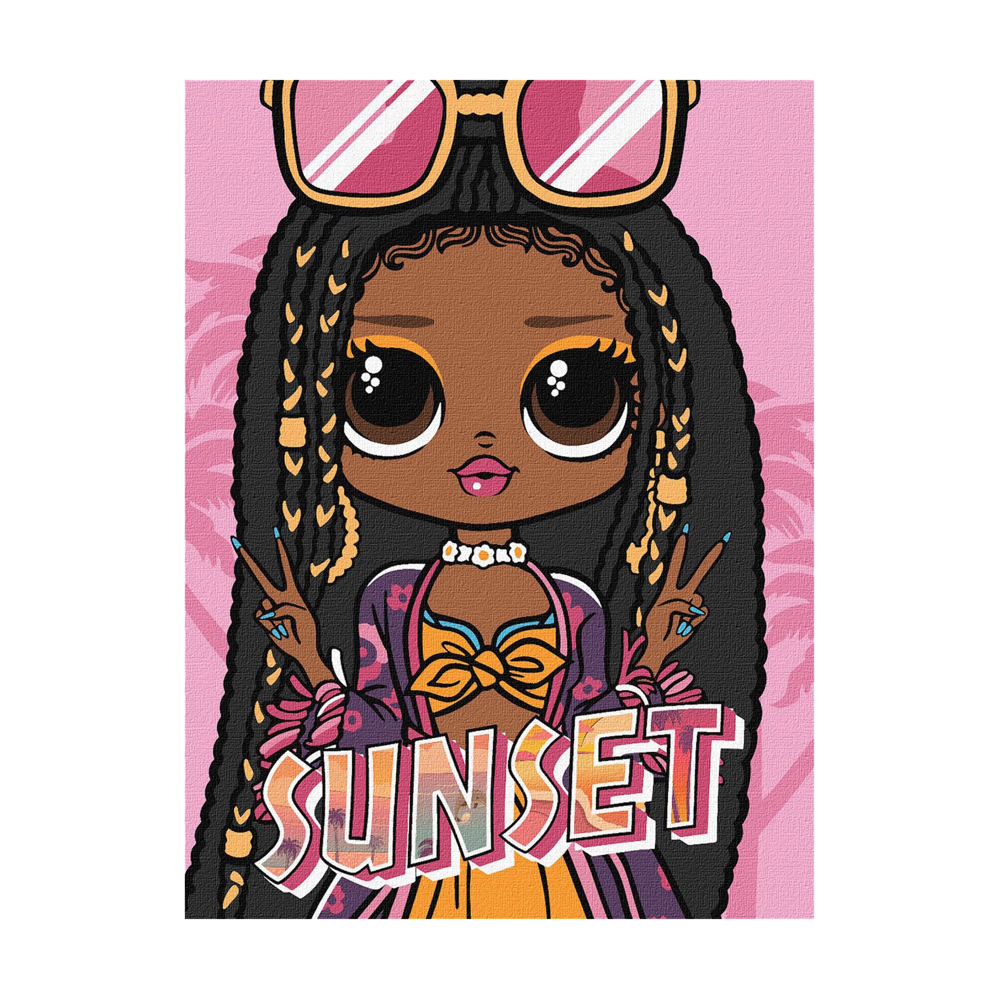 

Картина за номерами Ideyka L.O.L. Surprise! O.M.G. Sunset, 30*40 см (KHO6276)