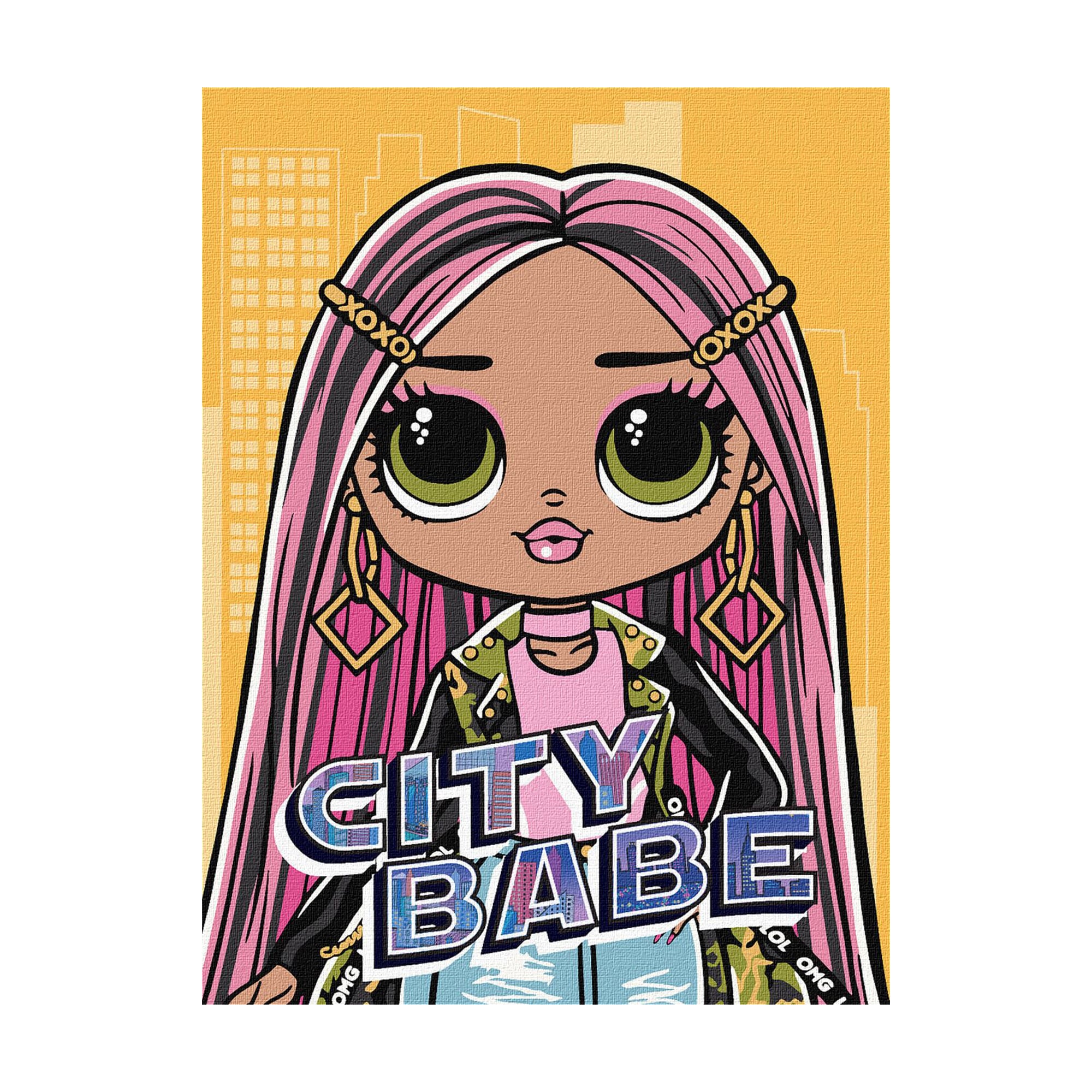 

Картина за номерами Ideyka L.O.L. Surprise! O.M.G. City Babe, 30*40 см (KHO6277)