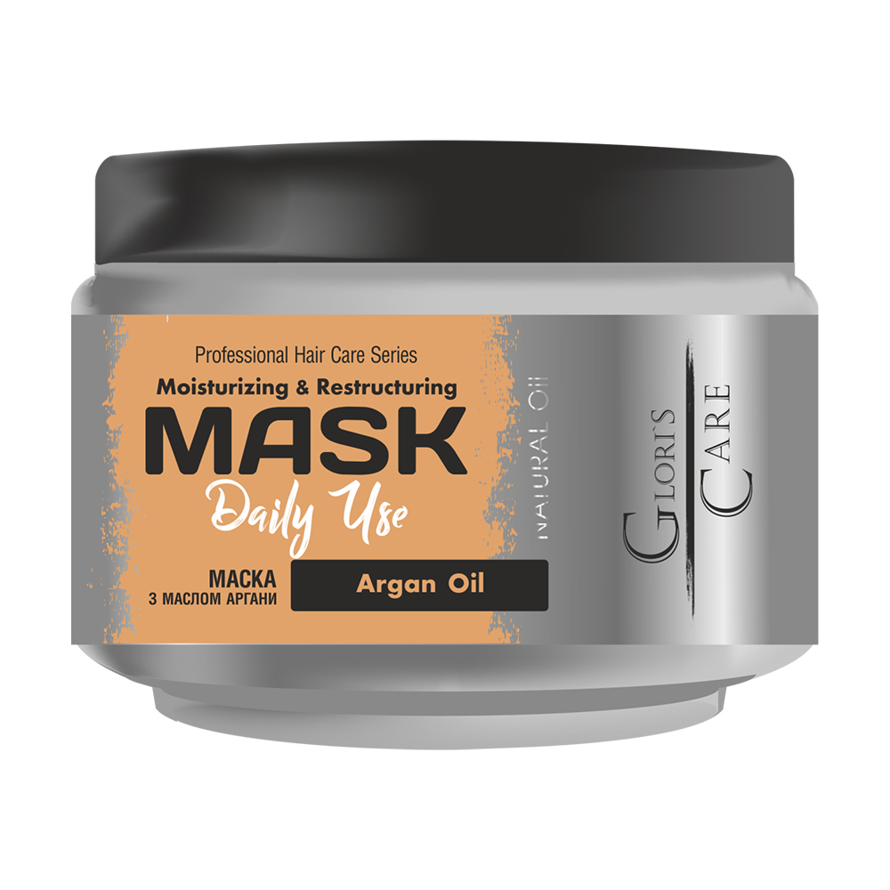 

Маска Glori's Care Moisturizing & Restructuring Mask для щоденного застосування, 500 мл