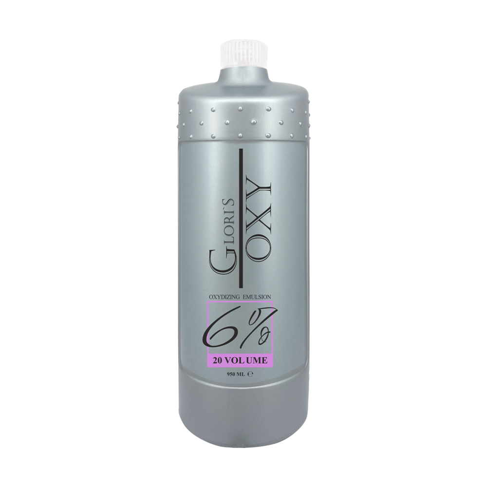 

Уцінка! Окислювальна емульсія для фарби Glori's Oxy Oxydizing Emulsion 20 Vol, 6%, 950 мл
