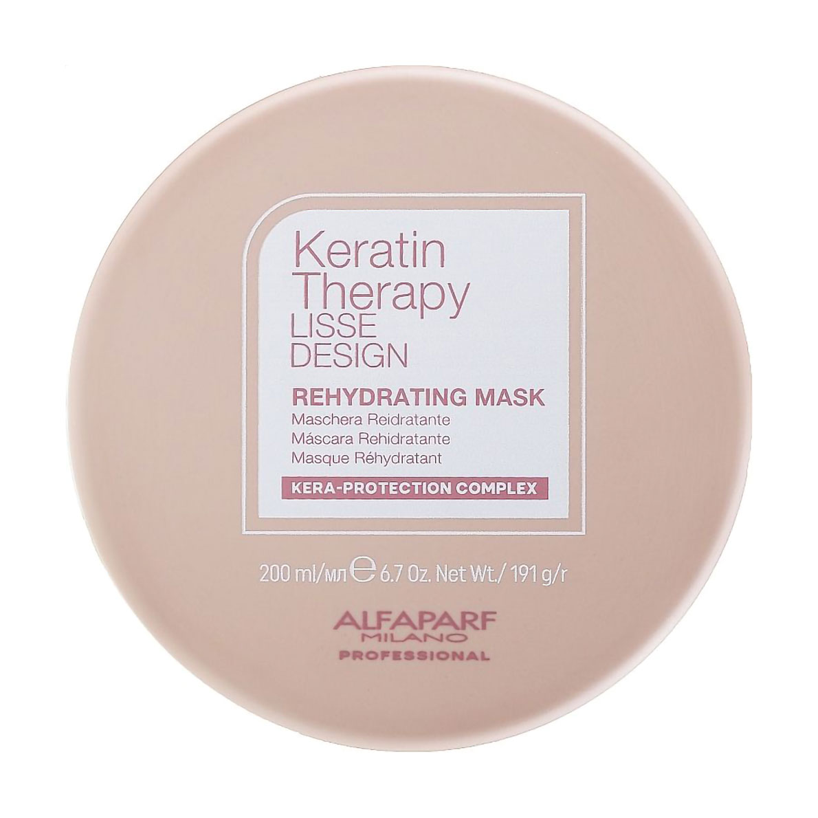 

Маска для волосся Alfaparf Lisse Design Keratin Therapy Rehydrating Mask, 200 мл