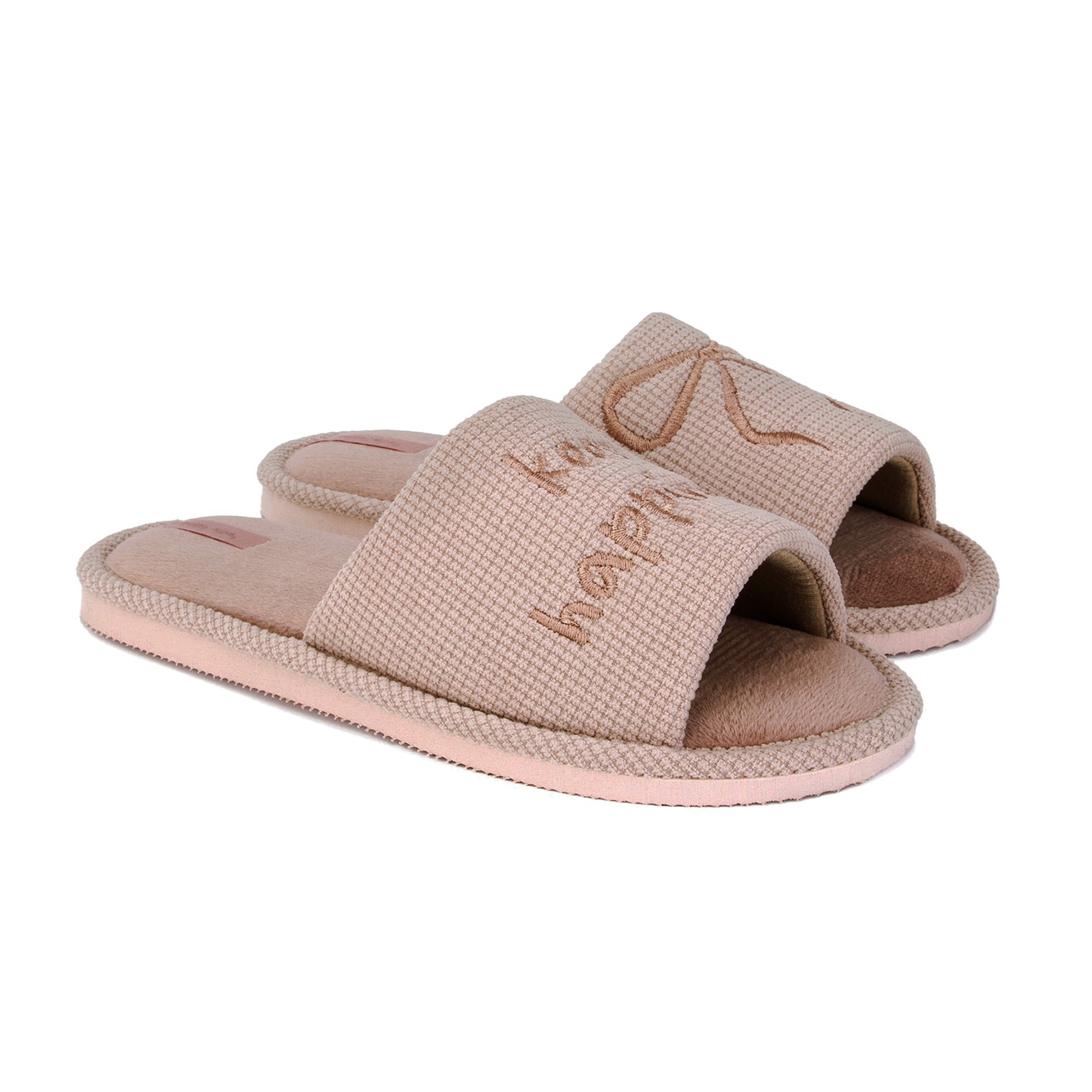 

Жіночі домашні капці Twins HS-VL з вишивкою, Pink Bant, розмір 40 (26 см)