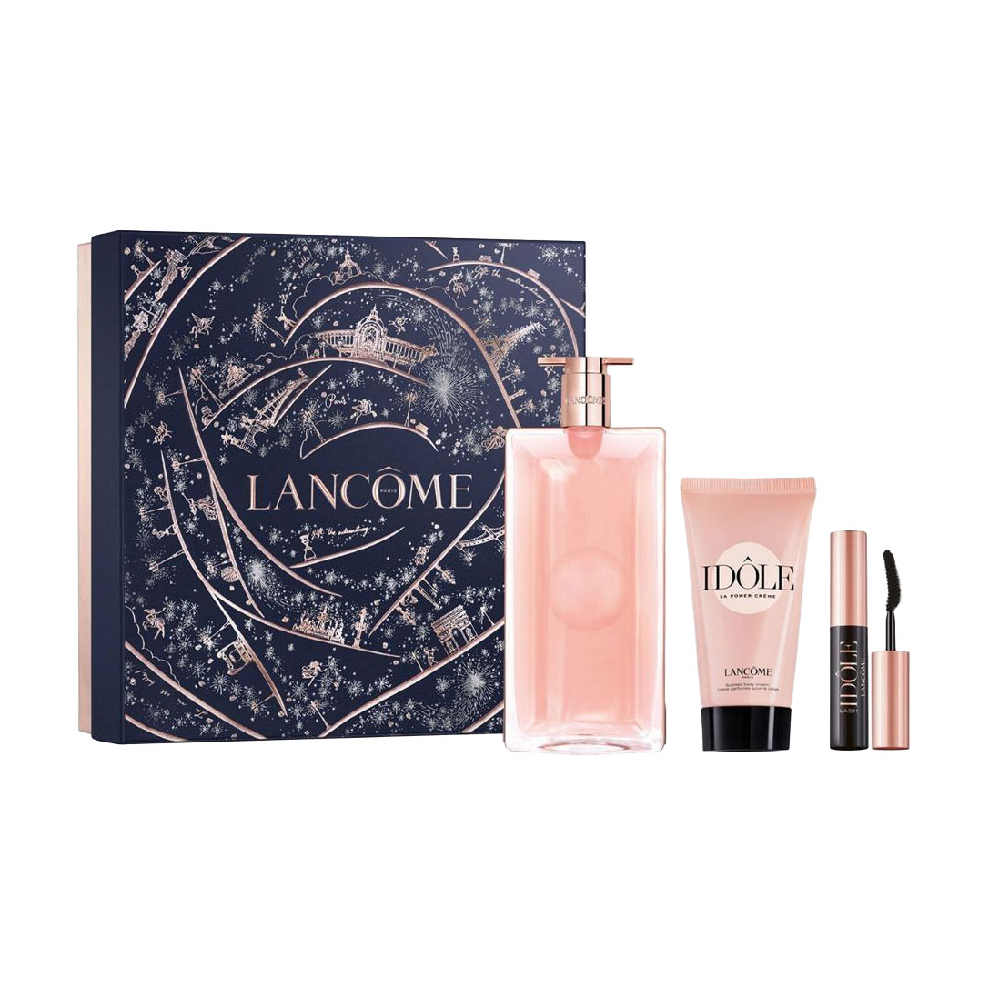 

Парфумований набір Lancome Idole жіночий (парфумована вода, 50 мл + крем для тіла, 50 мл + туш для вій, 2.5 мл)