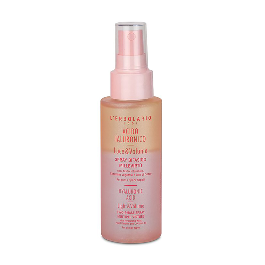 

Двофазний спрей для волосся L'Erbolario Hyaluronic Acid Light & Volume Two-Phase Spray Multiple Virtues, 100 мл