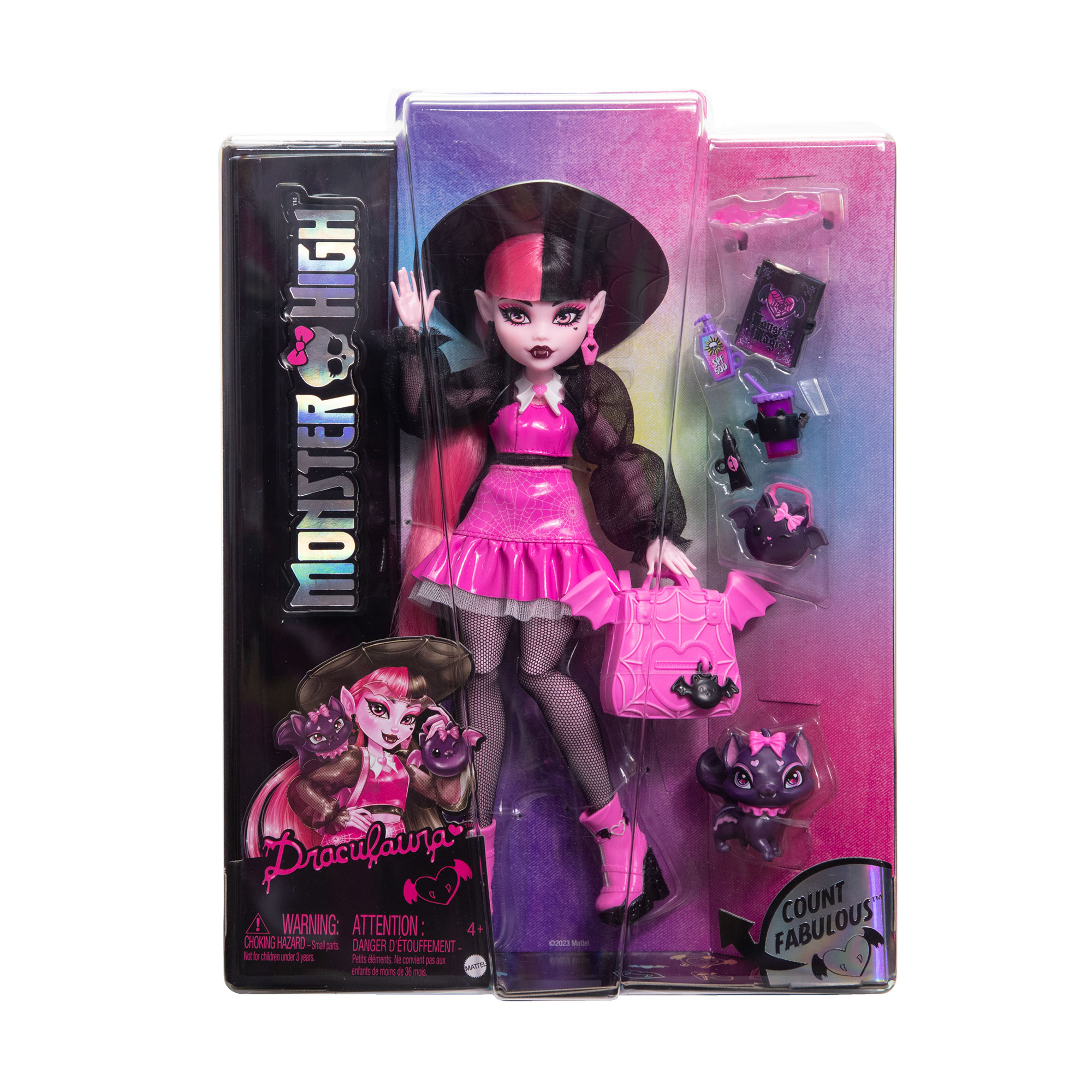 

Лялька Monster High Монстро-класика нове покоління Дракулора, з аксесуарами, 27 см, від 4 років (HRP64)