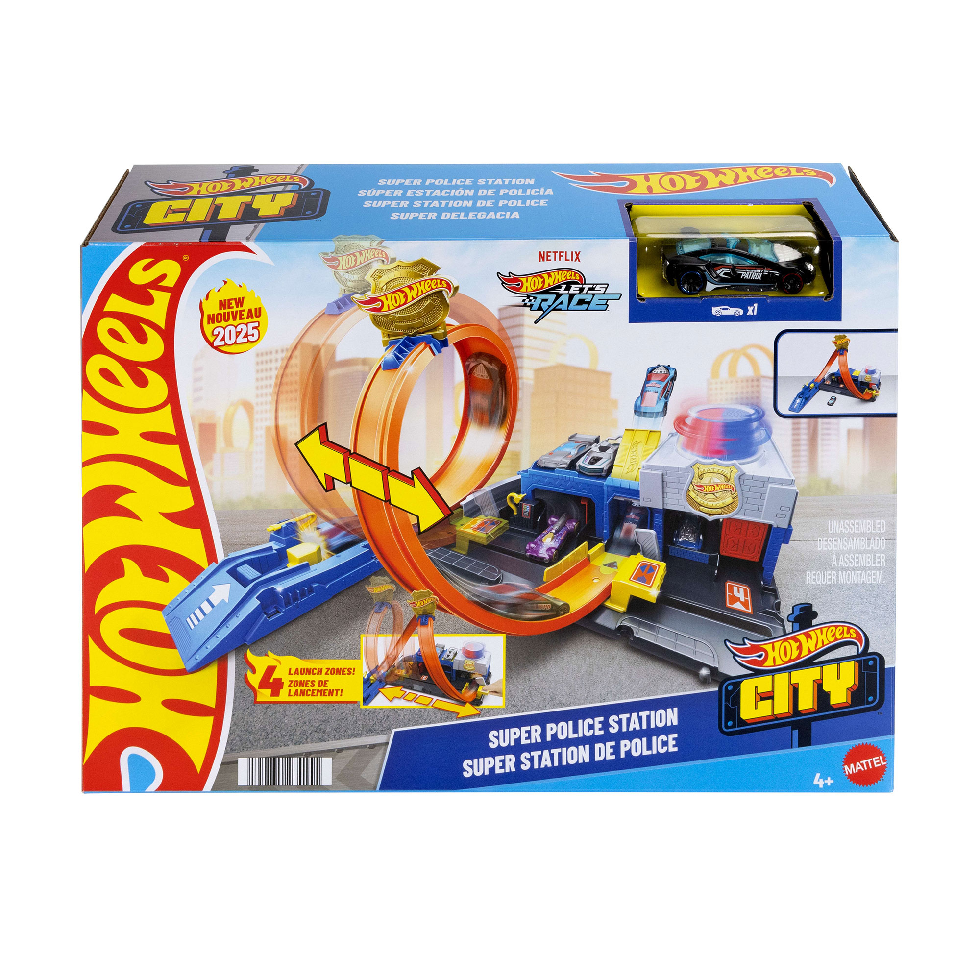 

Ігровий набір Hot Wheels City Суперполіцейський відділок, від 4 років (JBM71)