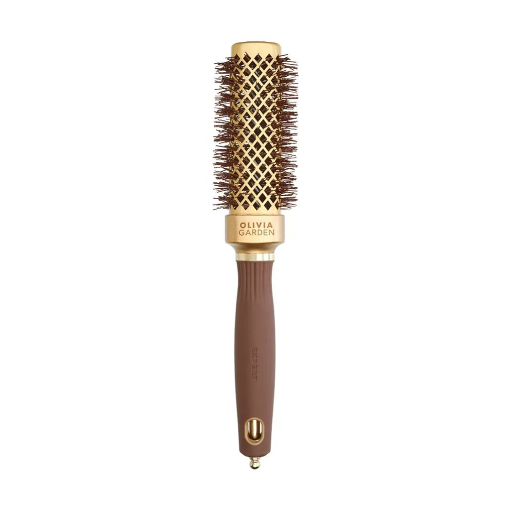 

Браш для волосся Olivia Garden Expert Blowout Straight Wavy Bristles Gold & Brown, діаметр 30 мм