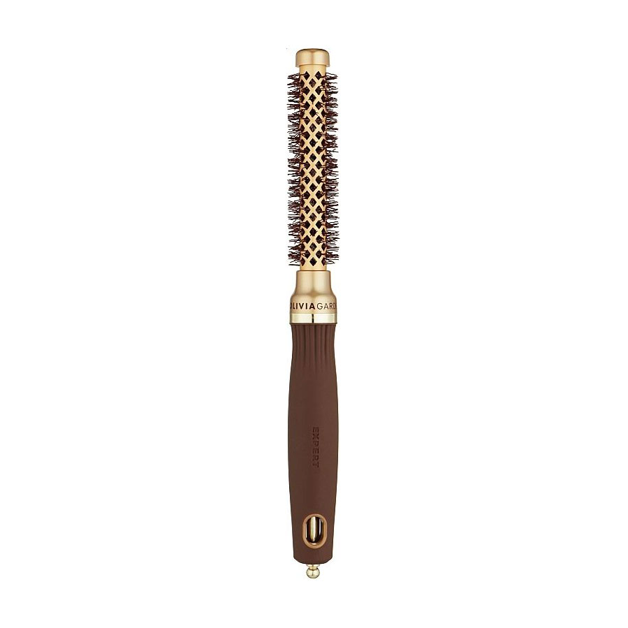 

Браш для волосся Olivia Garden Expert Blowout Shine Wavy Bristles, Gold & Brown, діаметр 15 мм