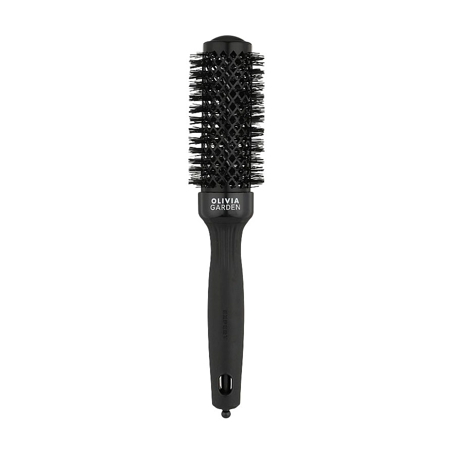 

Браш для волосся Olivia Garden Expert Blowout Shine, Black, діаметр 35 мм