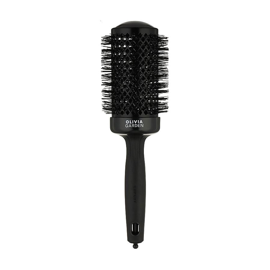 

Браш для волосся Olivia Garden Expert Blowout Shine, Black, діаметр 55 мм