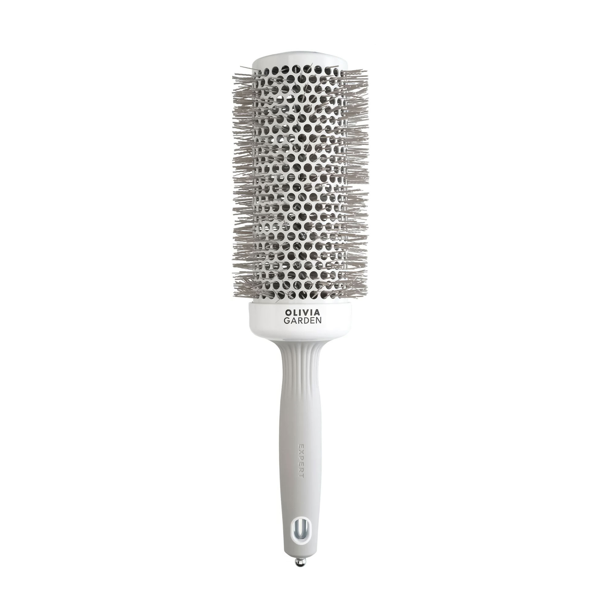 Браш для волосся Olivia Garden Expert Blowout Speed Wavy Bristles White & Grey, діаметр 55 мм
