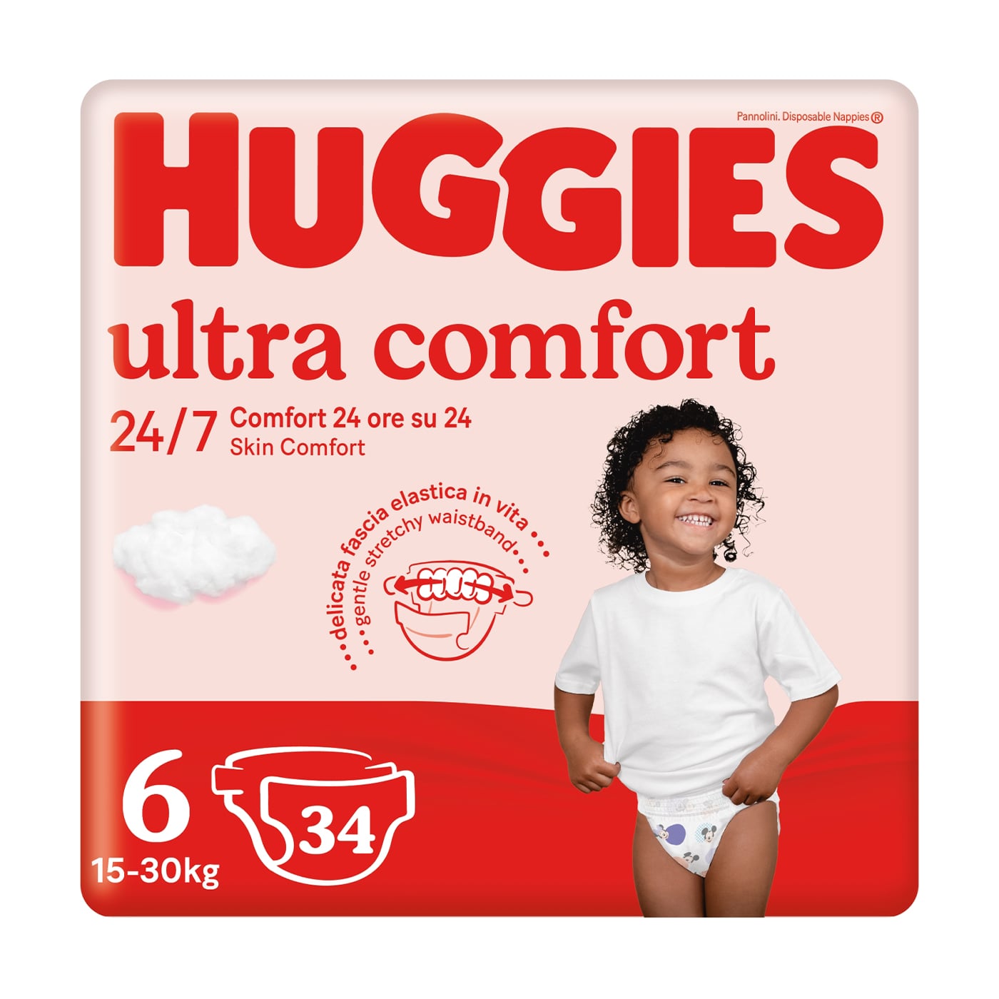 

Підгузки Huggies Ultra Comfort розмір 6 (15-30 кг), 34 шт