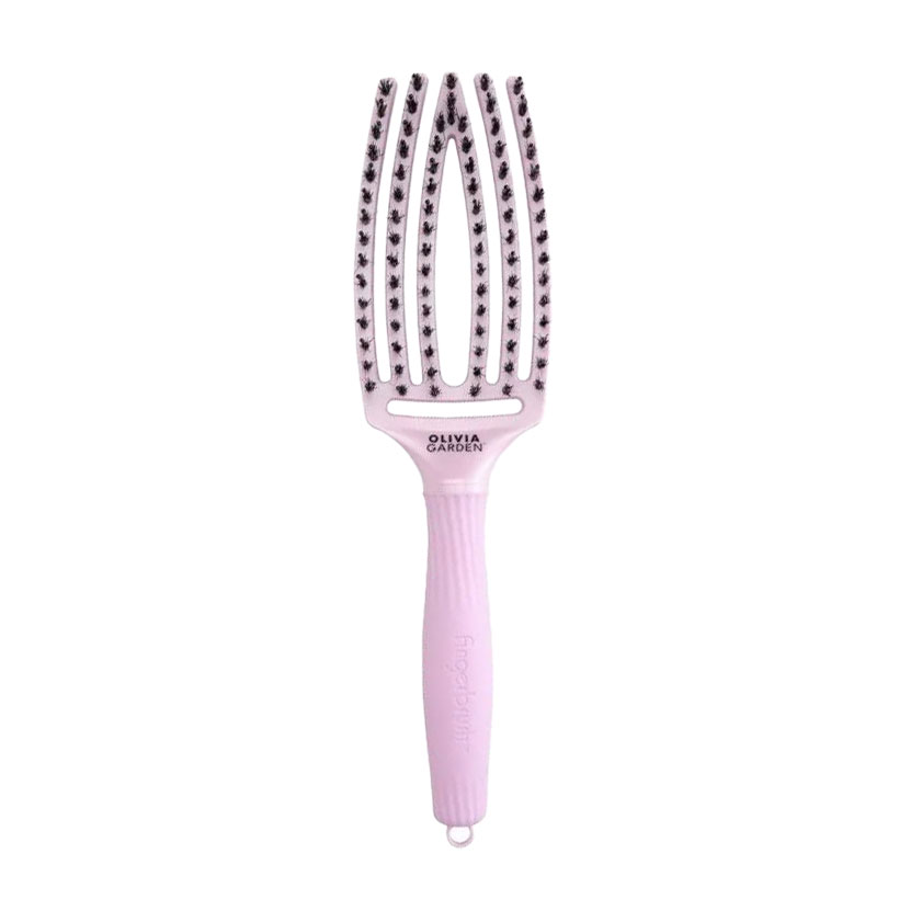 

Щітка для волосся Olivia Garden Fingerbrush Care Iconic Boar & Nylon, Ethereal Lavender, 1 шт