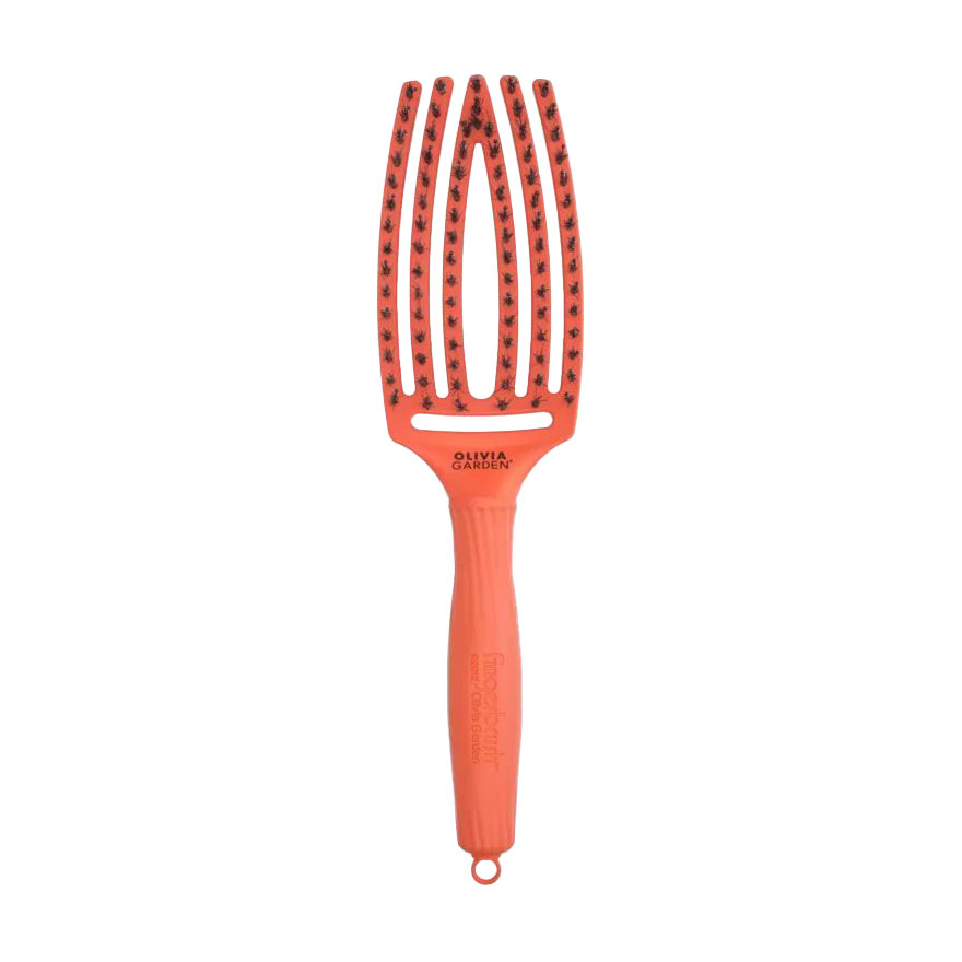 

Щітка для волосся Olivia Garden Fingerbrush Care Iconic Boar & Nylon, Orange Dream, 1 шт