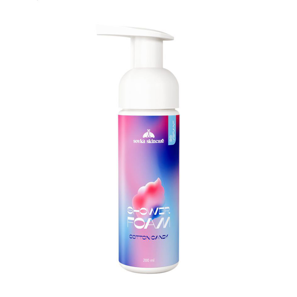 

Пінка для душу Sovka Skincare Cotton Candy Shower Foam, 200 мл