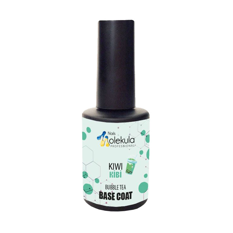 

Кольорова база для гель-лаку Nails Molekula Professional Bubble Tea Base Coat, Kiwi, 12 мл