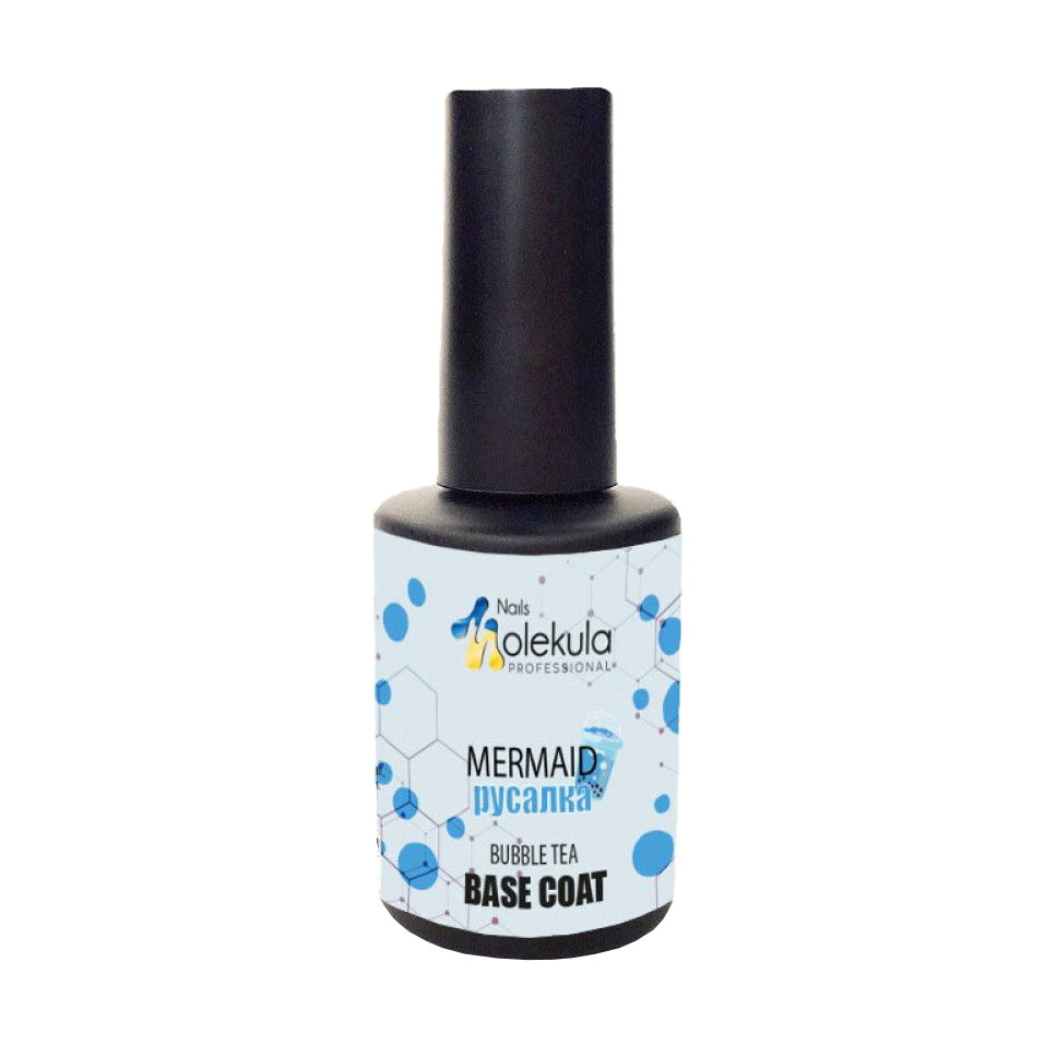 

Кольорова база для гель-лаку Nails Molekula Professional Bubble Tea Base Coat, Mermaid, 12 мл