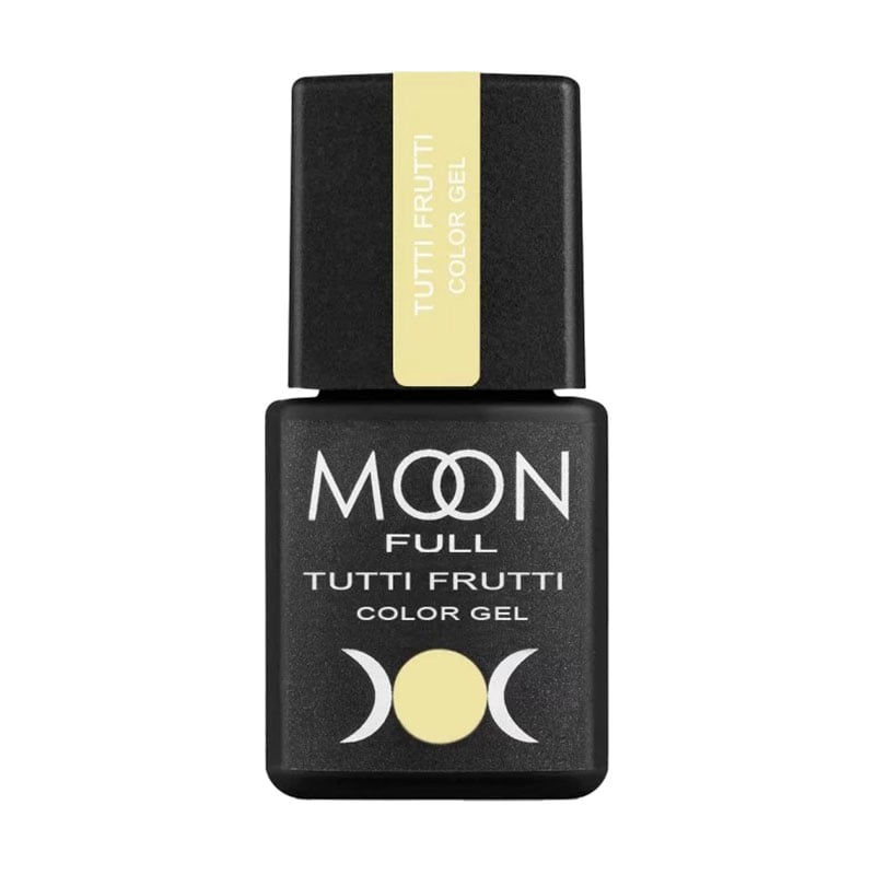 

Гель-лак для нігтів Moon Full Tutti Frutti Color Gel 933 Блідо-жовтий, 8 мл