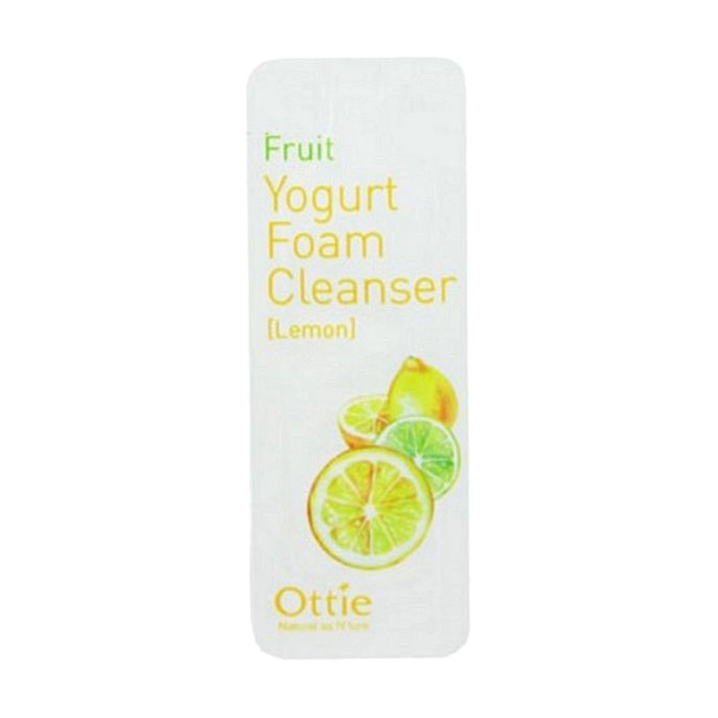 

Подарунок! Очищувальна пінка для вмивання Ottie Fruit Yogurt Foam Cleanser (Lemon) з йогуртом та екстрактом лимона, 1 мл (пробник)