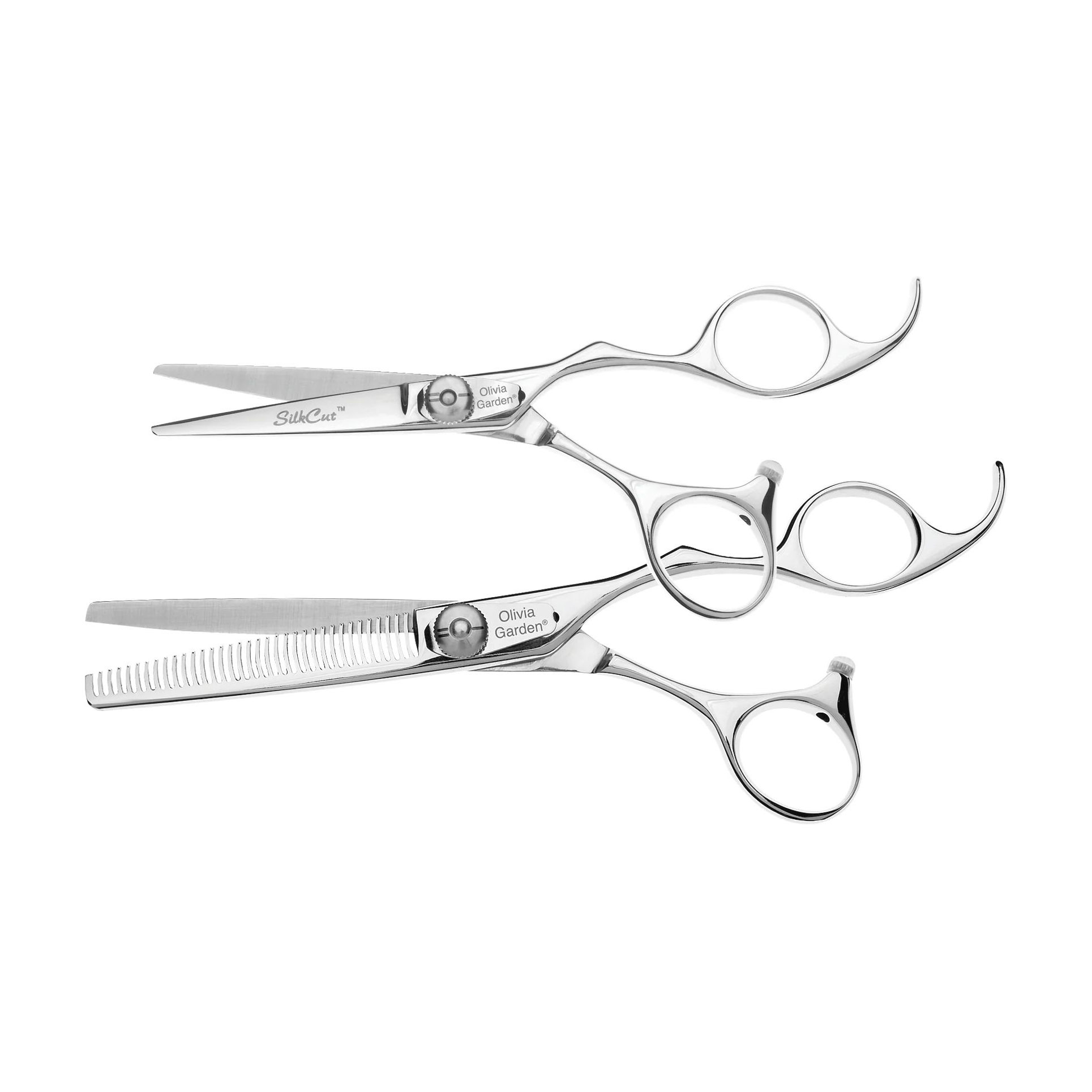 

Набір ножиць для стрижки Olivia Garden (філірувальні, 1 шт + перукарські, 1 шт) (SH-PWST2-CTE55-BCP)