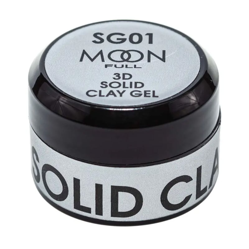 

Гель-пластилін для дизайну нігтів Moon Full 3D Solid Clay Gel SC01, 5 мл