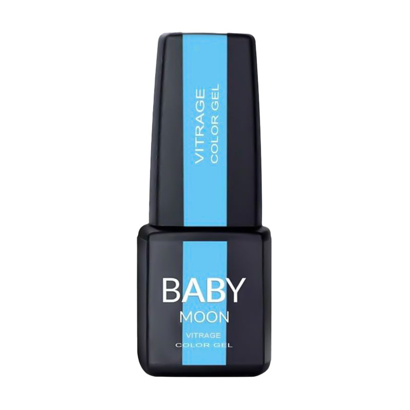 

Гель-лак для нігтів Baby Moon Full Vitrage Color Gel 05 Світло-блакитний, 6 мл
