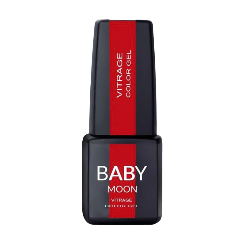 

Гель-лак для нігтів Baby Moon Full Vitrage Color Gel 07 Фіолетово-червоний, 6 мл