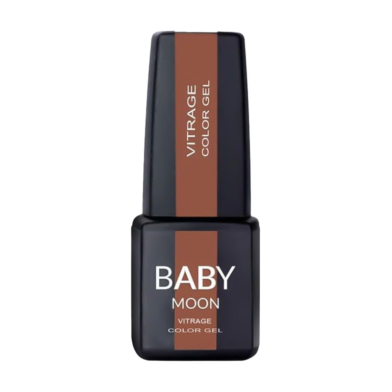 

Гель-лак для нігтів Baby Moon Full Vitrage Color Gel 09 Темно-коричневий, 6 мл