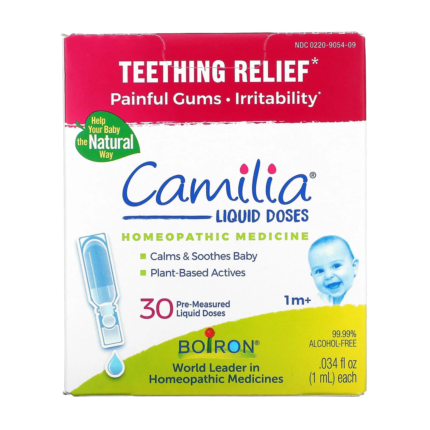 

Засіб для зняття болю при прорізуванні зубів Boiron Camilia Teething Relief від 1 місяця, 30*1 мл