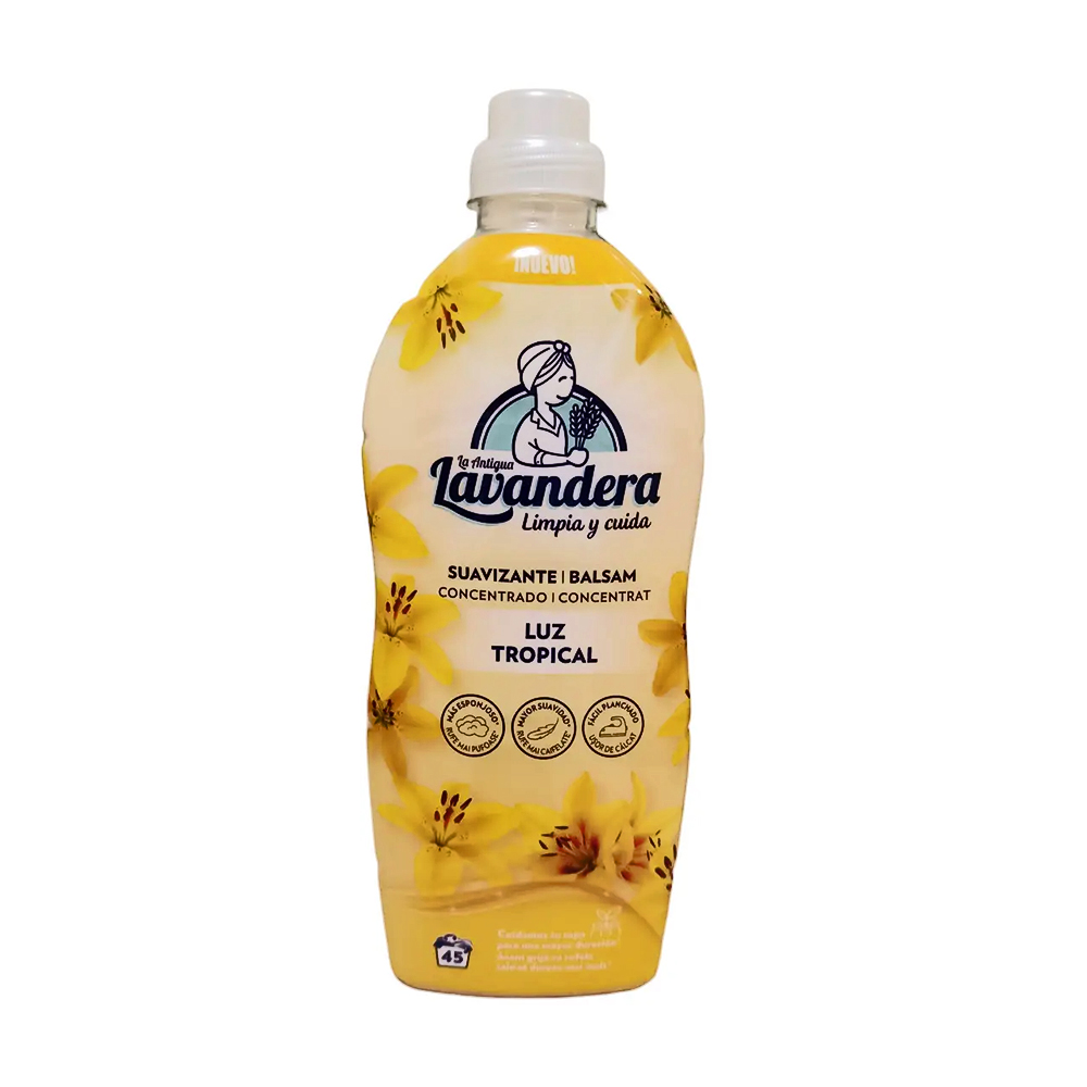 

Кондиціонер для білизни La Antigua Lavander Тропічний луг, 45 циклів прання, 1 л