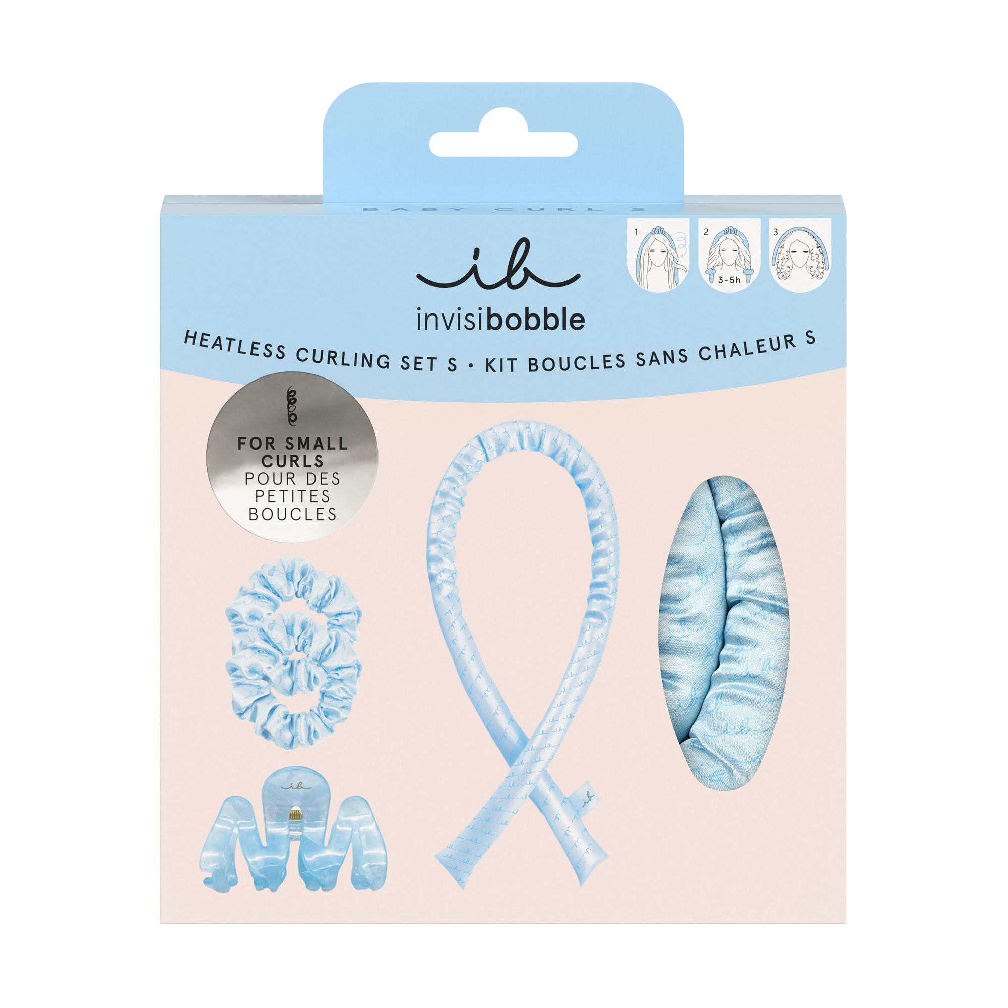 

Набір для створення локонів Invisibobble Sprunchie Baby Curl S Gift Set (резинка, 2 шт + заколка, 1 шт + стрічка, 1 шт)