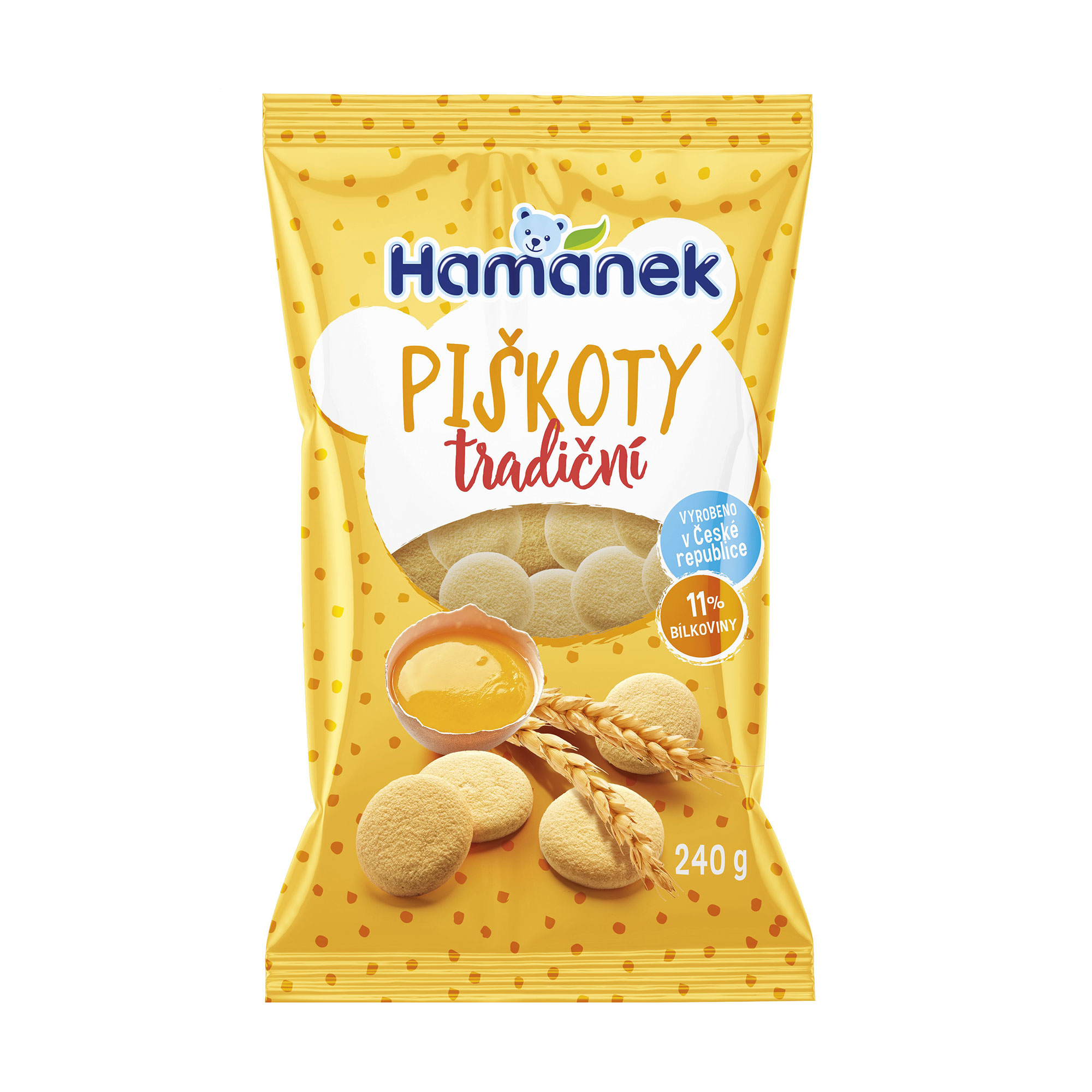

Уцінка! Дитяче печиво Hamanek Традиційне, від 3 років, 240 г