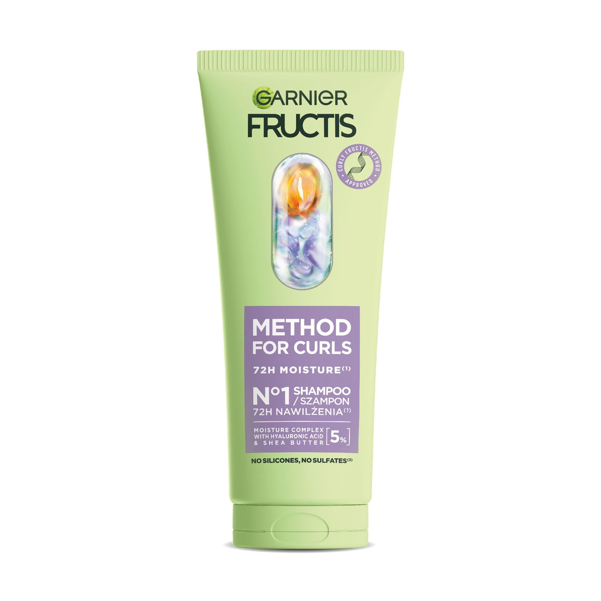 

Зволожувальний шампунь Garnier Fructis Curls Method Shampoo для хвилястого та кучерявого волосся, 200 мл