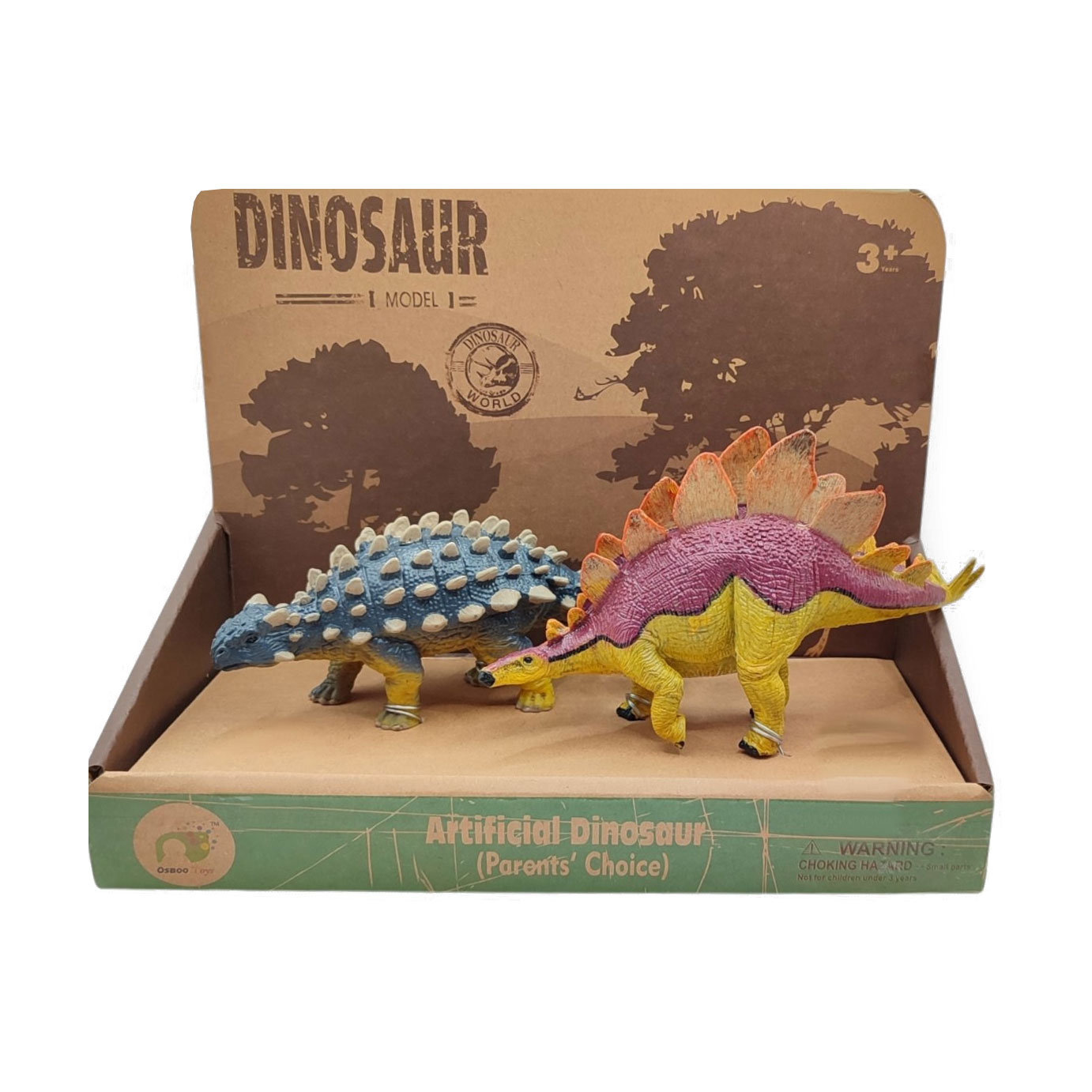 

Іграшковий набір Bibi Toys Динозавр, колекція 1, від 3 років, 2 шт (762169BT-01)