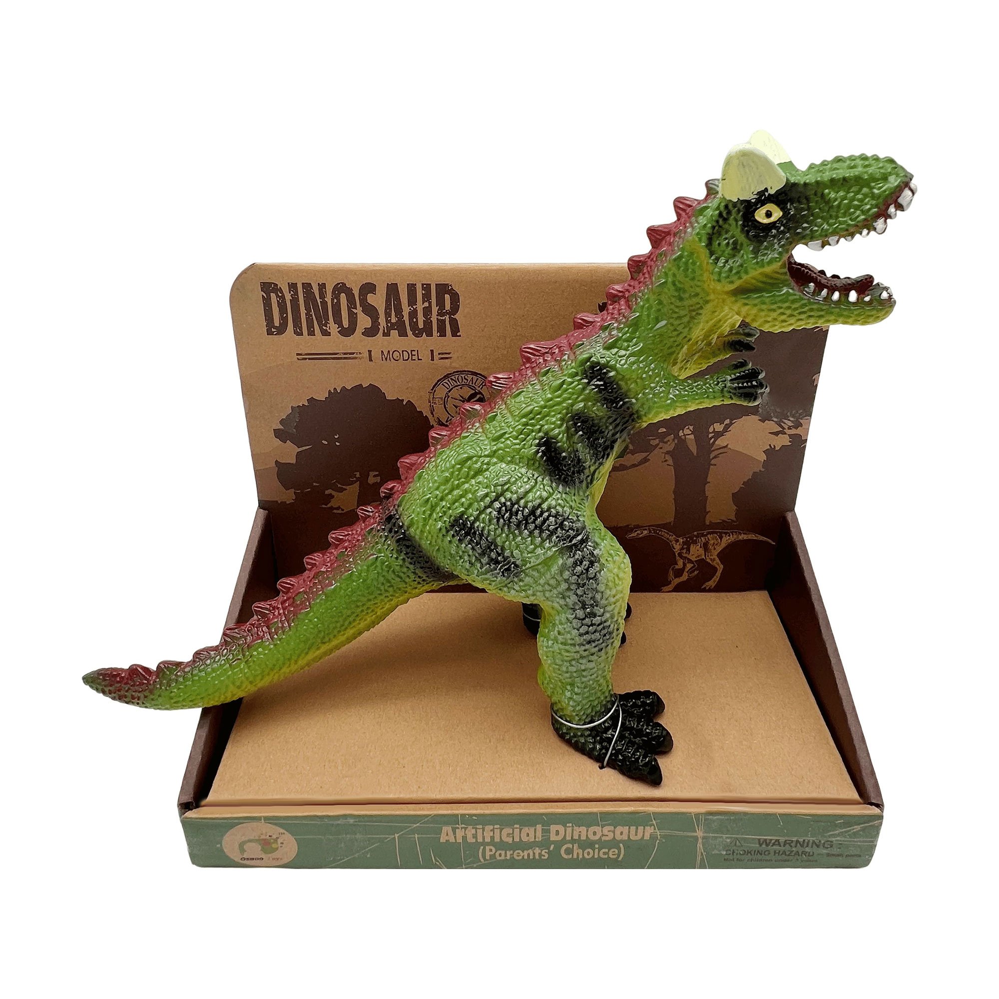 

Дитяча іграшка Bibi Toys Динозавр, колекція 4, зі звуком, від 3 років, 33 см (762213BT-01)
