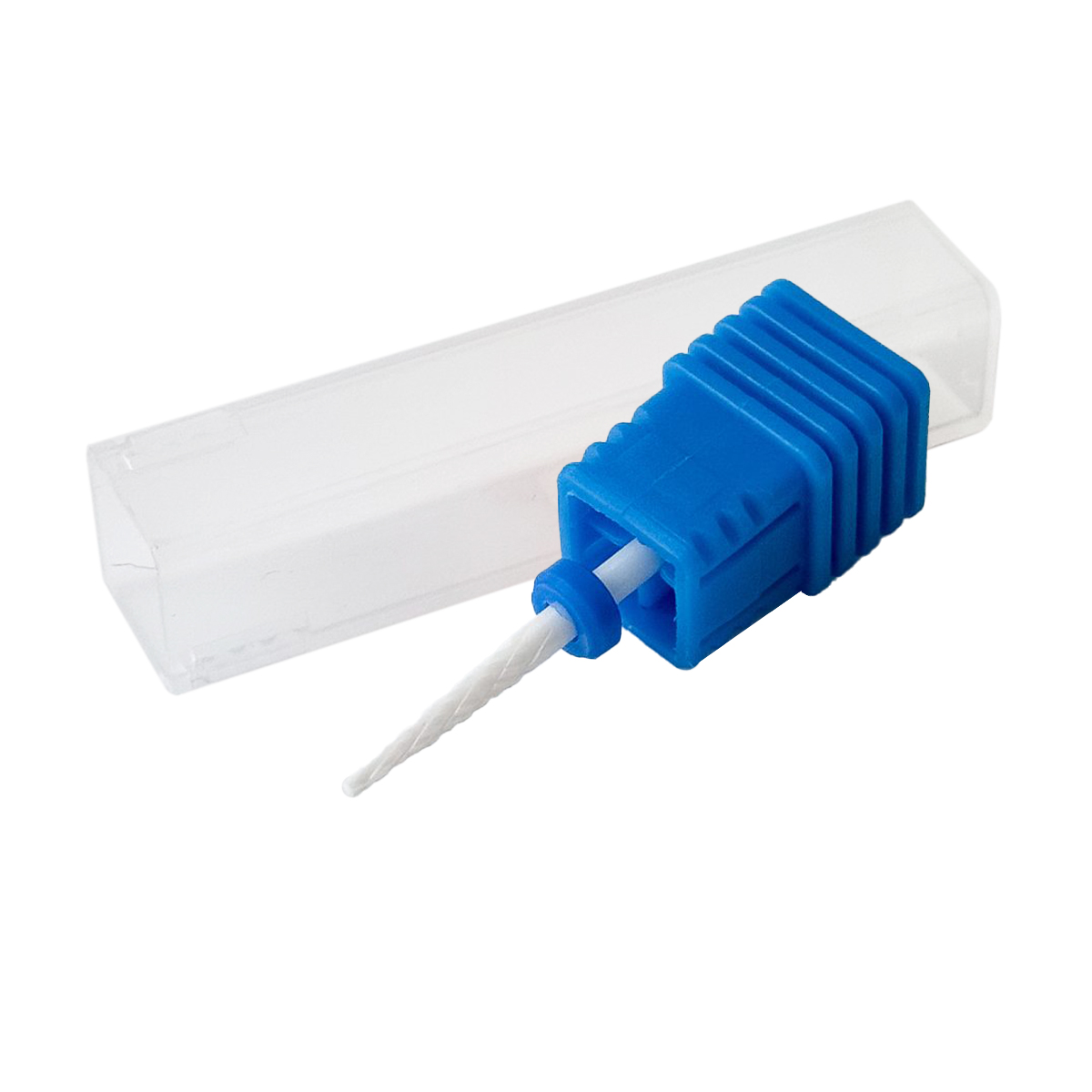 

Змінна керамічна фреза для манікюру Nails Molekula Professional Звичайна голка, синя (MLCA012)