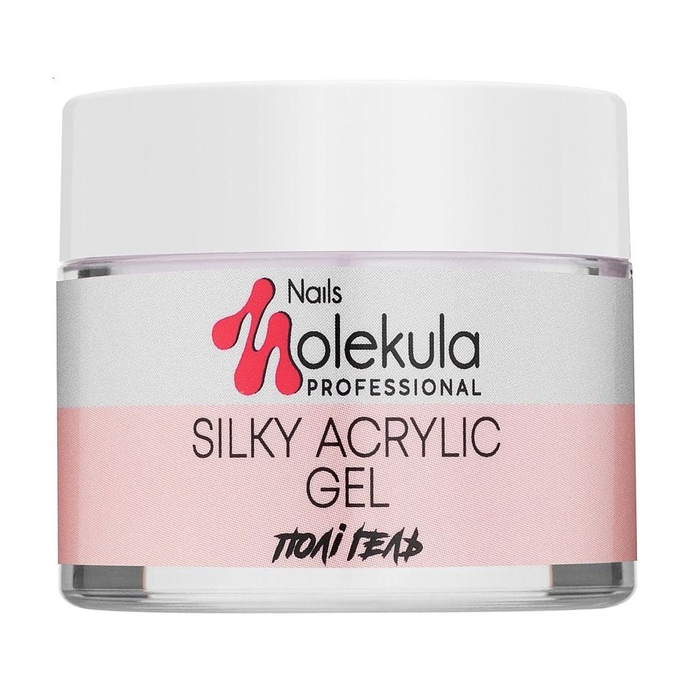 

Акрил-гель для нігтів Nails Molekula Professional Silky Acrylic Gel 01 Silky Clear, 15 мл