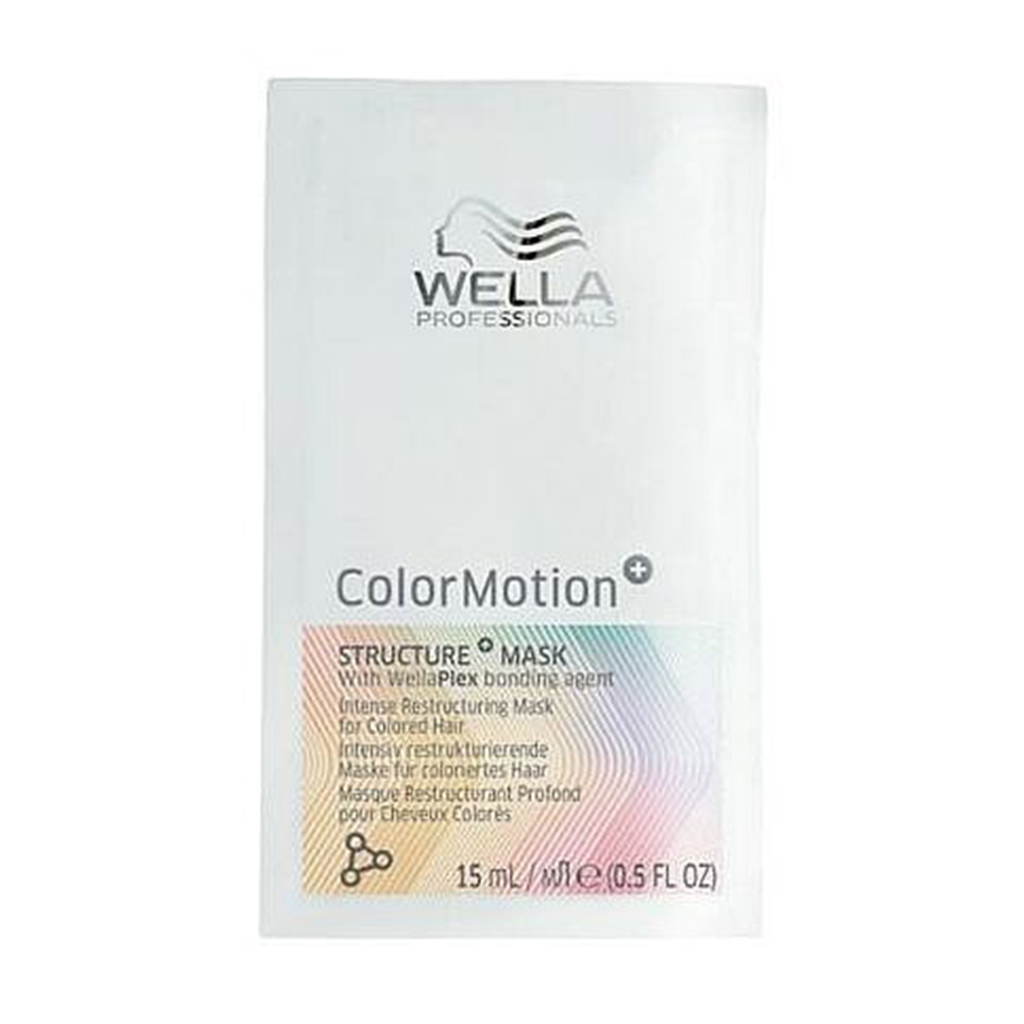 

Інтенсивно відновлювальна маска Wella Professionals Color Motion+ Structure Mask для фарбованого волосся, 15 мл