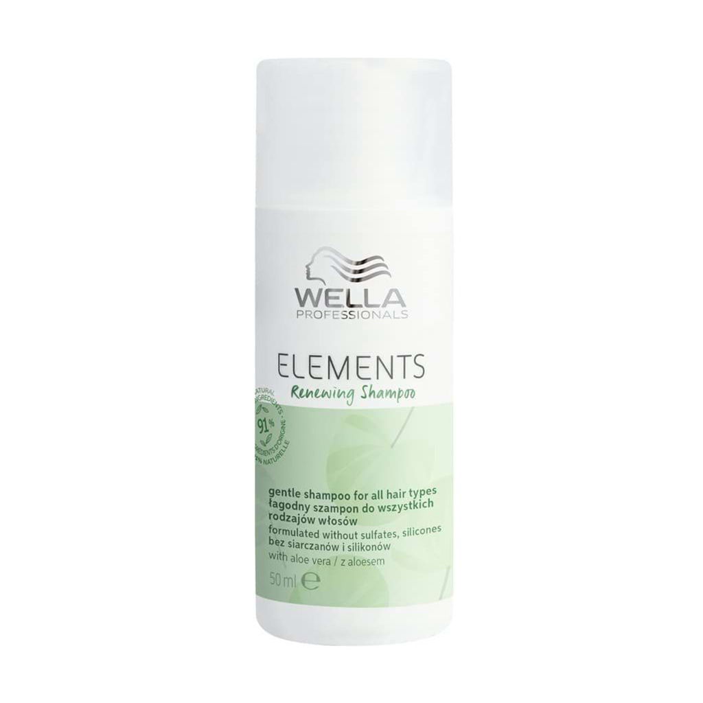 

Уцінка! Безсульфатний шампунь Wella Professionals Elements Renewing Shampoo для всіх типів волосся, 50 мл
