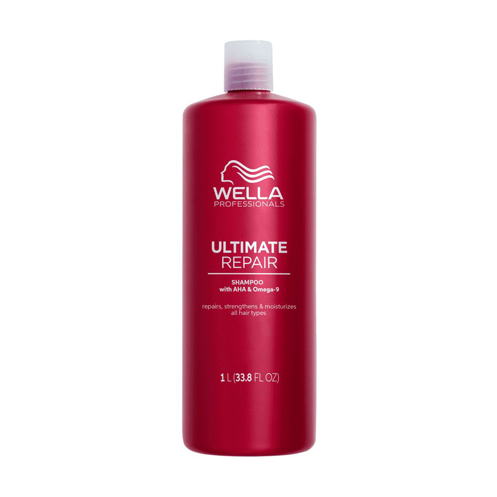 

Шампунь Wella Professionals Ultimate Repair Shampoo With AHA & Omega-9 для всіх типів волосся, 1 л