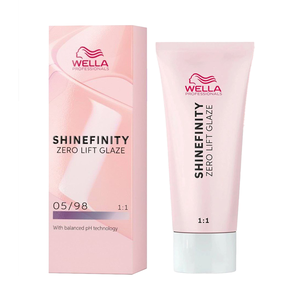 

Уцінка! Напівперманентна фарба для волосся Wella Professionals Shinefinity Zero Lift Glaze 05/98 Steel Orchid, 60 мл