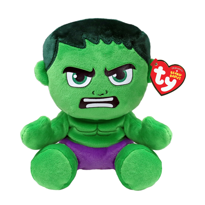 

Дитяча м'яконабивна іграшка TY Marvel Халк, від 3 років, 15 см (44004)