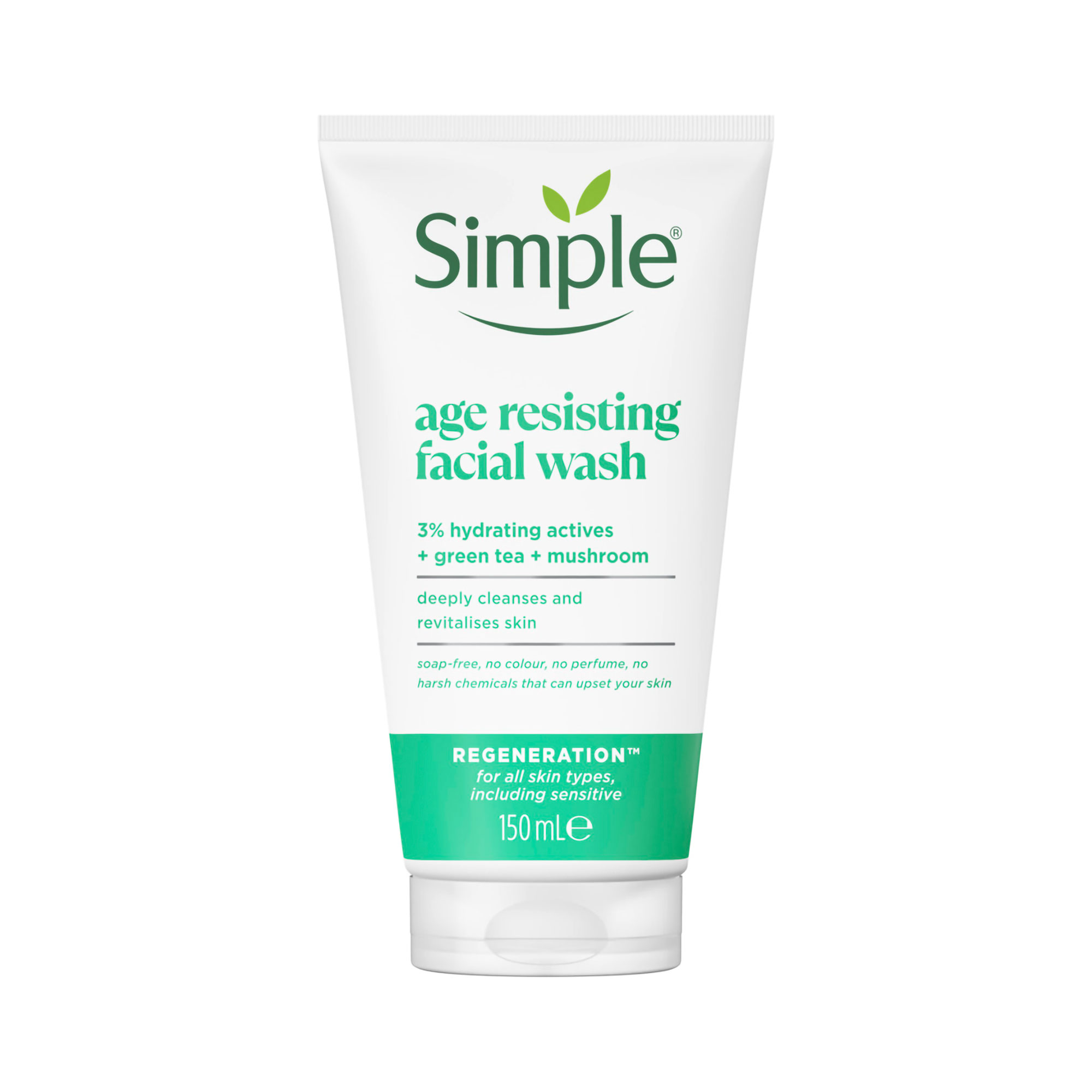 

Регенерувальний гель для вмивання Simple Regeneration Age Resisting Facial Wash, 150 мл