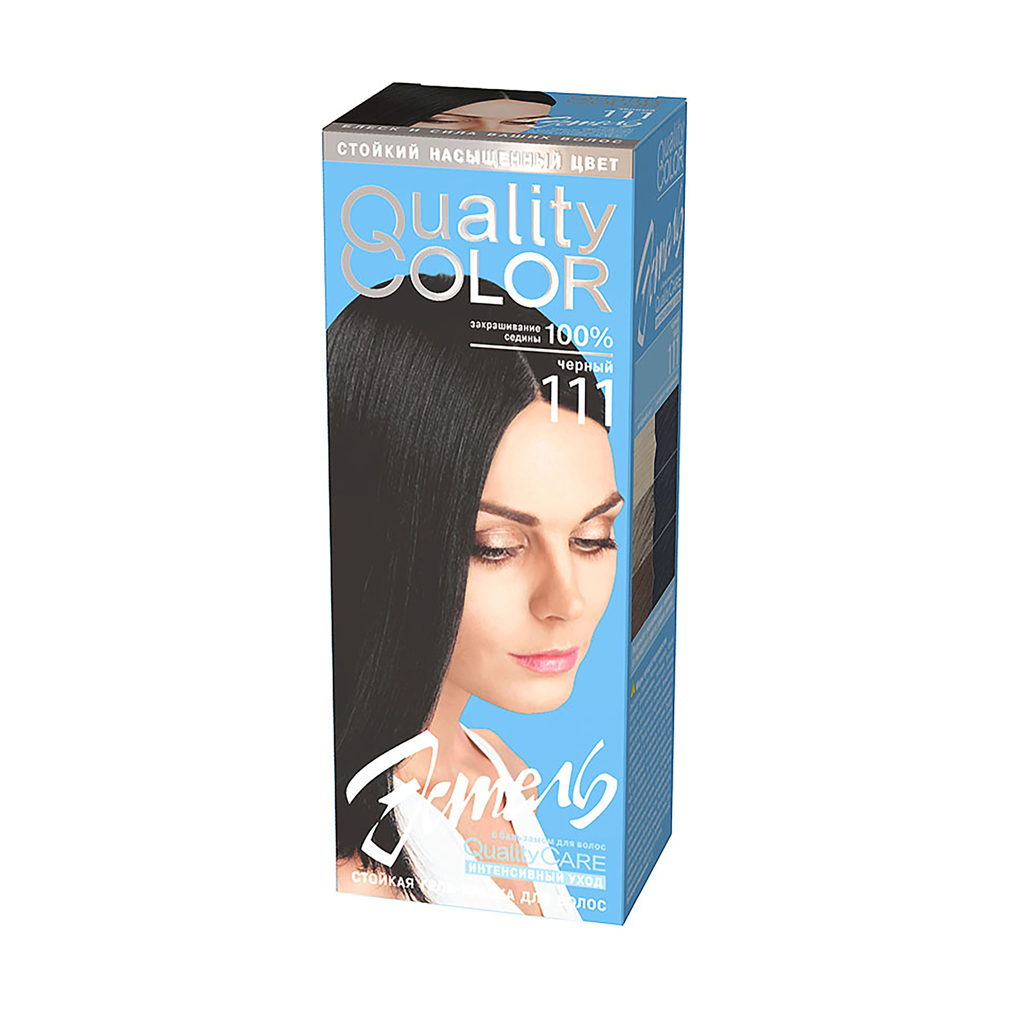 

Гель-фарба для волосся ESTEL Vital Quality Color 111 Чорний, 115 мл