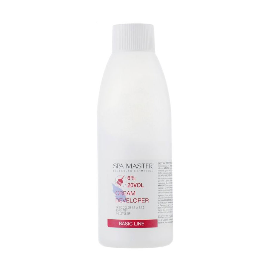 

Крем-окислювач для фарби Spa Master Basic Line Cream Developer 6%, 20 Vol, 100 мл