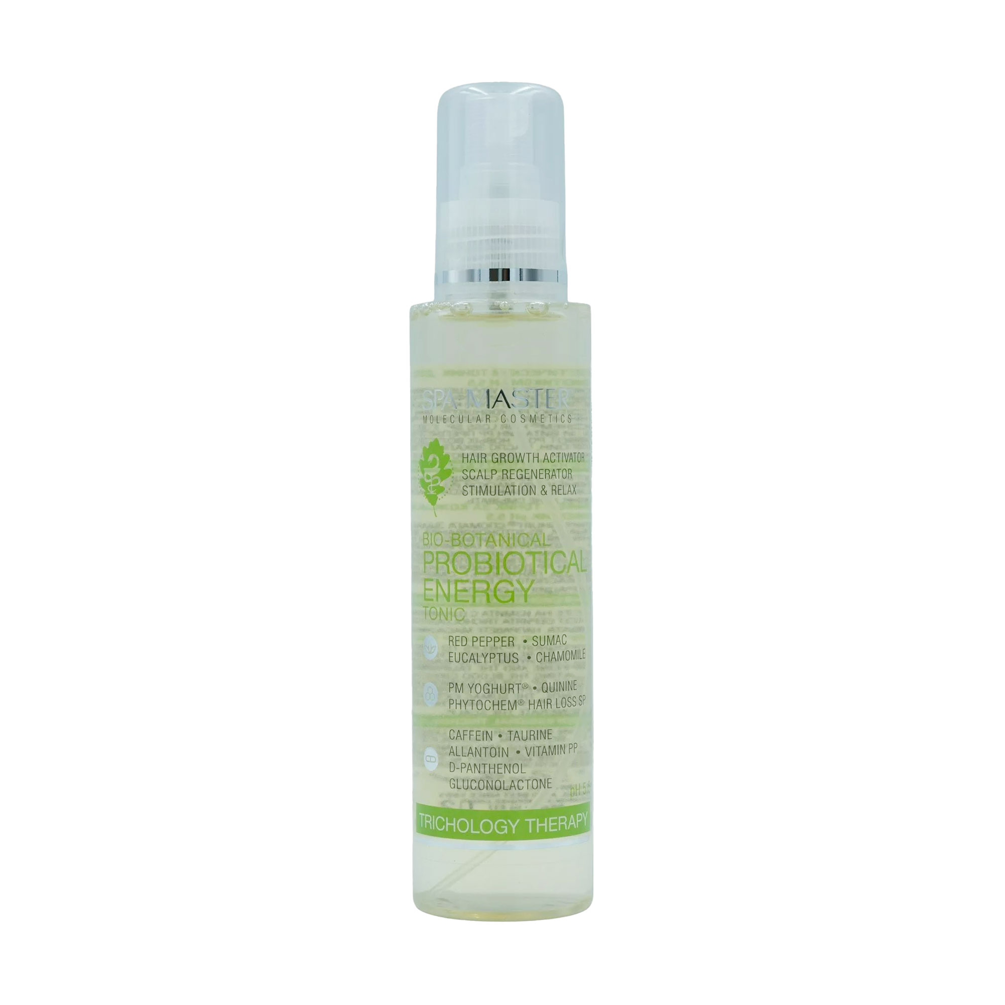 

Енергетичний тонік для шкіри голови Spa Master Trichology Therapy Bio-Botanical Probiotical Energy Tonic з пробіотиком, 125 мл
