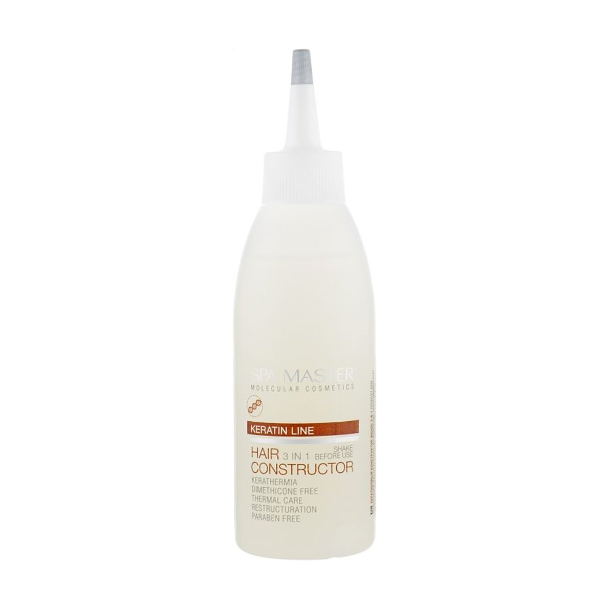 

Кератиновий конструктор для волосся 3 в 1 Spa Master Keratin Line Hair Constructor, 150 мл